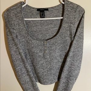cropped long sleeve